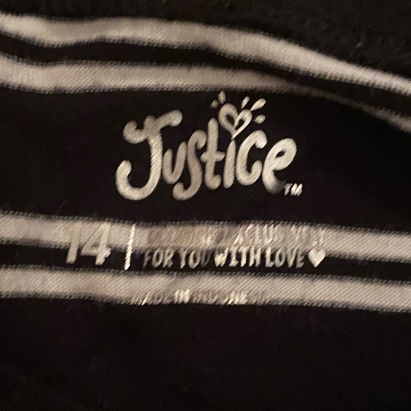 Black and white striped long sleeve - Picture 2 of 2